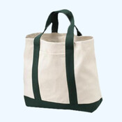 Ideal Twill Two Tone Shopping Tote