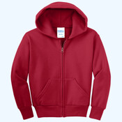 Youth Core Fleece Full Zip Hooded Sweatshirt