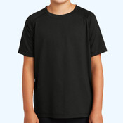 Youth PosiCharge ® Tri Blend Wicking Raglan Tee