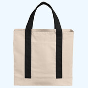 Cotton Canvas Two Tone Tote