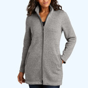 Women's Arc Sweater Fleece Long Jacket