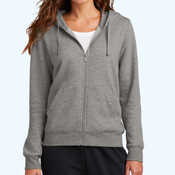 Women's Club Fleece Sleeve Swoosh Full Zip Hoodie